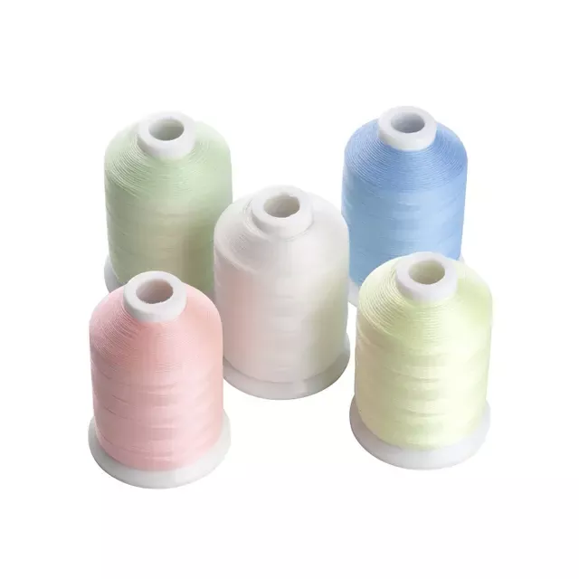 Luminous Embroidery Thread Polyester 150D/2 3000m Luminous Embroidery Thread Polyester 150D/2 3000m